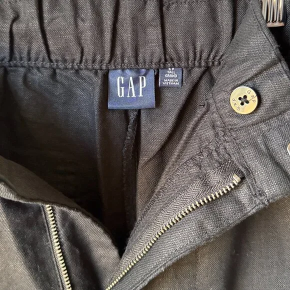 Gap High-rise Linen Blend Pants - Picture 8 of 9